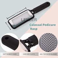 Lime à pieds exfoliante quotidienne avec logo personnalisé, lime à pédicure pour peaux dures et éliminateur de callosités pour tous, laisse les talons doux et lisses
