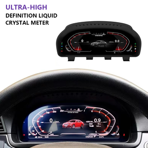 Plug and Play 12.3" LCD Dashboard <strong>Crystal</strong> Panel Cockpit Speedometer Gauge for BMWs X3 X5 X6 1 2 3 5 6 7 Series - Product Image 2
