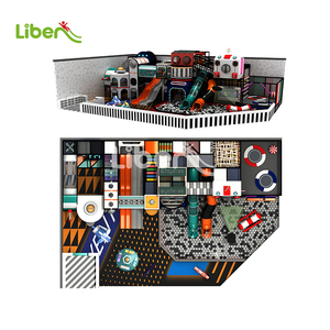 Thiết Kế Mới Thương Mại Trong Nhà Trẻ Em Sân Chơi Thiết Bị Lớn Nhựa <span class=keywords><strong>Slide</strong></span> <span class=keywords><strong>Set</strong></span> Với Mềm Bọt Khu Vực Chơi Giải Trí Khu Vực - Product Image 2