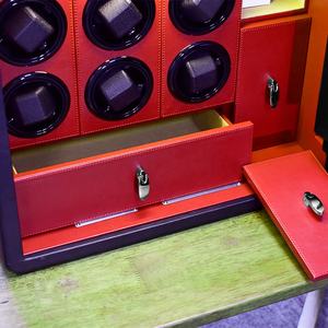 ตู้เซฟหมุนนาฬิกาอัตโนมัติ Homisafe รุ่นสั่ง<span class=keywords><strong>ท</strong></span>ำพิเศษ พร้อมระบบล็อคไบโอเมตริกซ์ และลิ้นชักเก็บเครื่องประดับ - Product Image 4