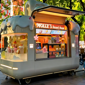 Remorque prête à la vente pour burritos et boissons |   Centre de distribution tout-en-un pour collations et boissons - Product Image 1