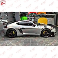 Kit carrosserie Z-ART 718 GT4RS Style Old To New Facelift pour Porsche 981 Cayman 2013-2015, accessoires de tuning et amélioration.