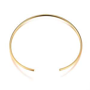 Dapat diatur emas perak 4mm kalung Choker baja nirkarat perhiasan untuk wanita manset Choker perhiasan kerah Collier serviks 2024 - Product Image 5