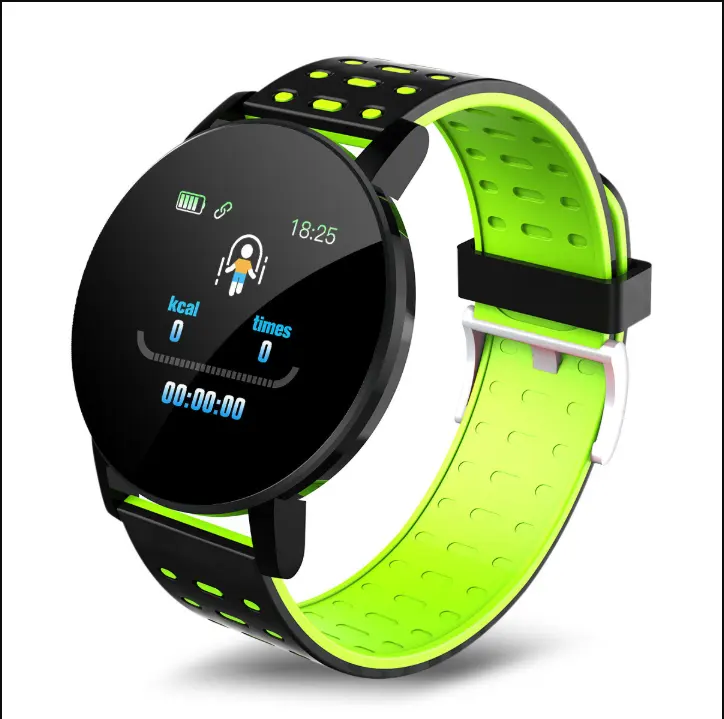 119 plus smart watch Heart Rate Automatic Sleep Monitoring Blood Pressure Sport Tracker watch for Android Ios Smartwatch