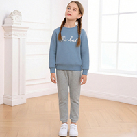 Camisetas de Algodón 100% para Niños Hongbo, Diseño de Cuello Redondo con Logotipo, Manga Larga, Sostenibles, para Primavera y Otoño