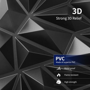 Pannelli Murali in PVC 3D Geometrici Moderni Impermeabili e Resistenti all'Umidità per <span class=keywords><strong>Soggiorno</strong></span> e Parete TV - Product Image 4