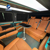Sièges de voiture de luxe réglables en cuir OEM, modification des sièges de voiture aérodynamiques pour Toyota Hiace Quantum Coaster