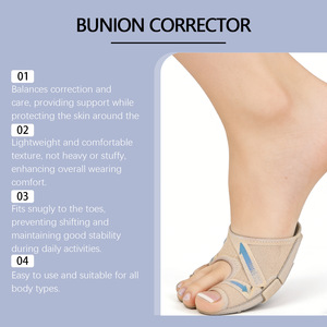 Correcteur d'<span class=keywords><strong>hallux</strong></span> <span class=keywords><strong>valgus</strong></span> réglable, orthèses, séparateur d'orteil, correction du gros orteil, pédicure, soin des pieds - Product Image 4