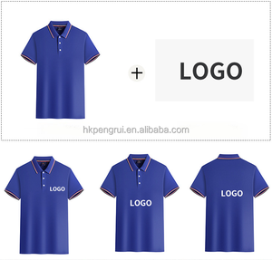 Polos formales de alta calidad para hombre, camisas de manga corta con logotipo bordado personalizado, Polo de Golf de piqué de algodón transpirable para hombre - Product Image 4