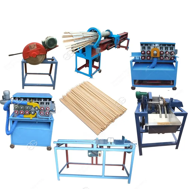 Fabricantes de ferramentas de processamento de bambu, varas para fabricação de máquina de churrasco