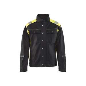 BLAKLADER - 4095137099334XL Chaqueta Craftsman Negro/Amarillo Hi-vis-EAN 7330509534656 ROPA DE TRABAJO DE 2017 - Product Image 1
