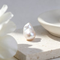 Perles baroques d'eau douce de qualité AAAA, 15 mm, blanches, naturelles, pour la fabrication de bijoux