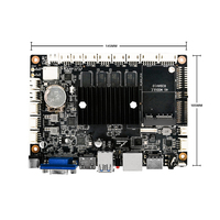Carte mère ARM RK3399 intégrée, processeur six cœurs Cortex A72 A53 1,8 GHz, GPU Mali T864, DDR3 double canal 2G/4G