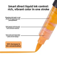 Marqueur acrylique liquide à tête souple Enmi pour imprimante 3D, 24 couleurs, stylo spécial pour étudiants en art, en boîte