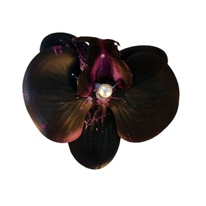 Atmosphère 3D Phalaenopsis Fleur <span class=keywords><strong>Barrettes</strong></span> Clip Latéral Fleur Artificielle Modélisation Coiffe Pince À Cheveux <span class=keywords><strong>Barrettes</strong></span> - Product Image 5