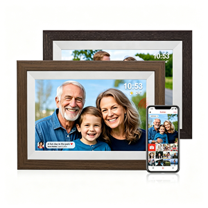 <span class=keywords><strong>Cornice</strong></span> Digitale OEM Frameo 10.1 Pollici IPS con Touchscreen Intelligente e Orologio, Riproduttore MP4/AVI per Famiglia - Product Image 1