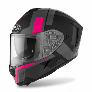 Casco Integrale Airoh Spark Nero Rosa Grigio XS in Termoplastica per Moto - Product Image 1