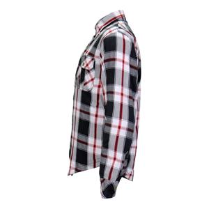 Chemise élégante et confortable en flanelle de coton pour hommes vêtements d'équitation de moto personnalisés respirants et durables pour toutes les saisons teints en fil - Product Image 2