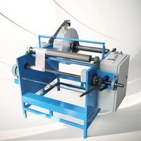 Machine de rembobinage manuelle personnalisée pour rouleaux de papier sulfurisé, film alimentaire et feuille d'aluminium, fabriquée en Chine, à prix compétitif