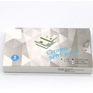 Yahong 0.022 Dental Clear Bretels Orthodontie Drie Groef Transparante Keramische Beugel <span class=keywords><strong>Roth</strong></span> 345 Haak 5Set/100Pcs - Product Image 2