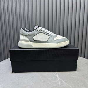 Men's White and Red Low Top Casual Sneakers with Leather Upper for Streetwear and Daily Wear - Product Image 3
