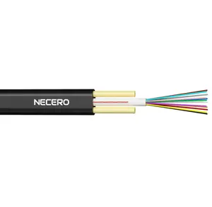 Cabo ftth de fibra óptica, qualidade, oem g.652d ou g.657a1 2f/2 núcleo, asu ftth