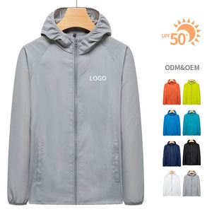 Breathable Long Sleeve Rash Guard UPF 50+ Sun Protective Shirt Waterproof Hooded Outdoor Sports Wear Summer <b>Cooling</b> - Product Image 1