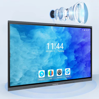 Leaderhub 75 86 96 pouces Écran tactile Android Windows OPS Tableau blanc interactif intelligent Panneau plat Distributeurs recherchés