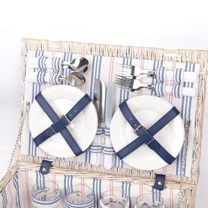 Saule matériel tissage à la main en gros panier de pique-nique paniers en osier bon marché avec couvercle - Product Image 6