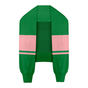 سترة نسائية كاجوال من الصوف محبوك ناعم مع تصميم مرقع سترة شتوية مع وضع الشعار الأمامي - Product Image 1