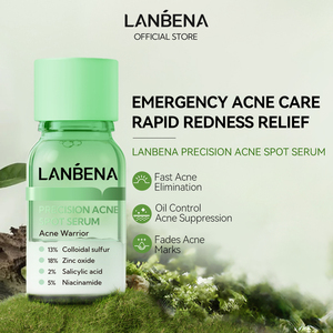 Sérum anti-acné Lanbena, best-seller, avec acide salicylique, absorbe l'excès de sébum, resserre les pores, convient à tous les types de peau - Product Image 2