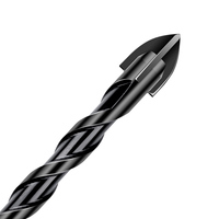 SONGQI noir tête croisée verre foret broca carreaux forets pour verre céramique carrelage marbre