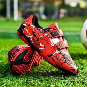 Chaussures de football pour enfants, tige synthétique, semelle extérieure en caoutchouc, semelle intermédiaire en EVA, doublure en maille, pour garçons, crampons pour entraînement et matchs de printemps, taille 10 - Product Image 5