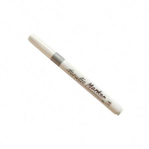 White Silver Gold Durable Plastic Art Markers Set Medium Reversible Tips for Fabric Acrylic Paint-Paint <b>Pens</b> - Product Image 5