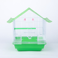 Perruche Finch Cockatiel Inséparable Fer Art Perroquet Cage Jaune Finch Cage À Oiseaux Solide Peinture En Aérosol Métal