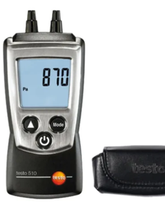 Manomètre différentiel de poche Testo 510, plage 0-100 HPa, haute précision 0,03 HPa - Product Image 6