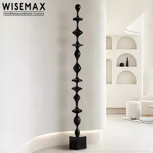 WISEMAX FURNITURE Modern minimalist design home decor wooden floor art furnish and decorate entryway ground ornament for home