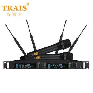 Chuyên nghiệp UHF làm việc khoảng cách 200 mét đúng sự đa dạng sân khấu hiệu suất hiển thị âm thanh karaoke Micro không dây - Product Image 1