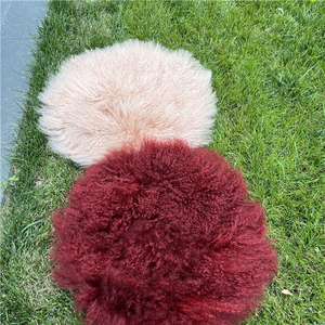 Alfombra de Lana Esponjosa Decorativa de Piel Auténtica - Product Image 3