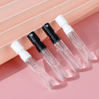 Mini vaporisateur de parfum de voyage 2 ml, flacons d'échantillons de parfum en verre, flacon de parfum testeur avec boîte d'emballage