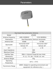 Módulo de Transmisión SKYDROID AT2458 para UAV, Solución Profesional de Enlace de Datos para Drones, para Integración y Desarrollo OEM - Product Image 4