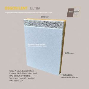 Revêtement <span class=keywords><strong>de</strong></span> plafond super lisse, revêtements acoustiques monolithiques pour intérieur, remplissage acoustique modifié aux polymères, insonorisant Degosilent - Product Image 4