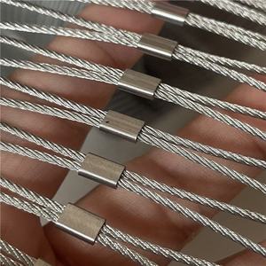 Balustrade en treillis métallique inox, maille de 40x40 mm, <span class=keywords><strong>filet</strong></span> flexible pour la sécurité des escaliers et des balcons - Product Image 5