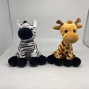 OEM Customized Plush Doll 2022 Best Gift Animal Plush Zebra /giraffe Baby Toy Unisex