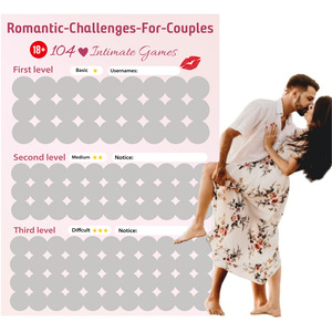 Bán buôn màu hồng Ngày Valentine <span class=keywords><strong>Scratch</strong></span>-off poster 100 quan hệ tình dục tư thế thách thức Đối với giấy & bìa in ấn - Product Image 1