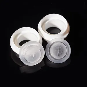 LSR Injection Molding 10.5 mm Silicone Check Valves For Sports Water Bottle Dispensing