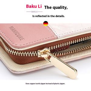 ชุดทำเล็บมือส่วนตัว9ชิ้นทำจากสแตนเลสอุปกรณ์ดูแลเล็บเวลาเดินทางเครื่องมือซ่อมแซมเท้าเพื่อความสวยงามออกแบบโลโก้ได้ตามต้องการ - Product Image 4