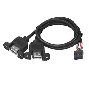 Câble répartiteur Utech Dupont 9Pin 2.54mm mâle vers femelle 1 à 2 Y connecteur USB Dupont câble de données pour <span class=keywords><strong>carte</strong></span> mère - Product Image 3