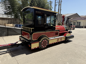 Tren Turístico Personalizado Popular Choice City Tour Train, con 58 Asientos Completamente Cerrados, OEM, para Uso en Parques Temáticos - Product Image 4