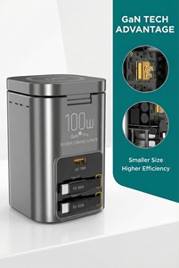 PD 100W Intelligent Magnetic Wireless Nitrogen-cooled Charger 2Type-<strong>C</strong> Multi-port Retractable 65w Cable Fast Charging for Laptops - Product Image 2